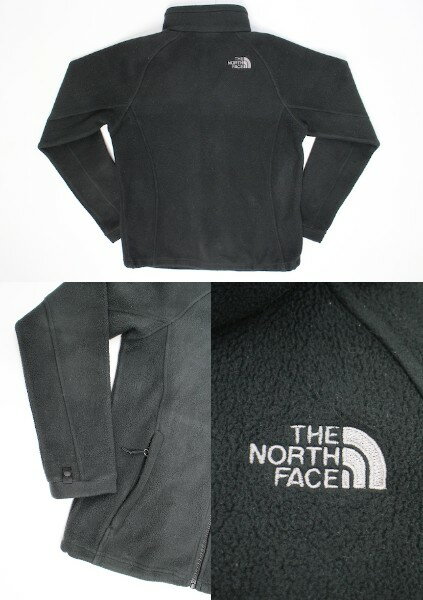 2011年製　THE NORTH FACE　ノースフェイス フルジップフリースジャケット 黒(S)女性