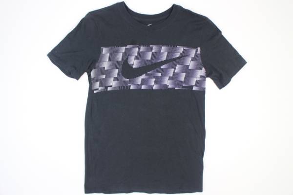 美品■NIKE ナイキプリントTシャツ（S）ブラック