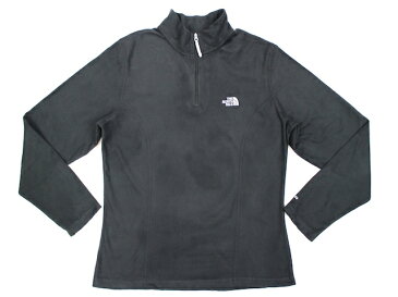 THE NORTH FACE■ノースフェイス　TKA100 ハーフジップフリースジャケット（女性L）ブラック