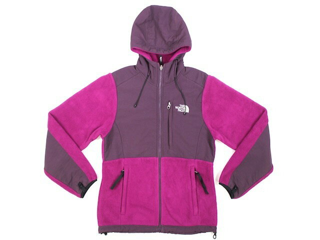 09年製 THE NORTH FACE ノースフェイス デナリフーディー(レディース XS)マゼンタ フード フリースジャケットPOLARTEC ポーラーテック