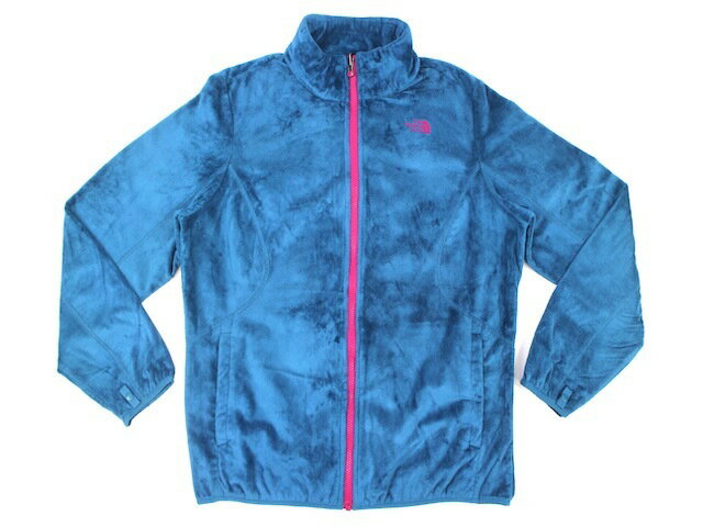 THE NORTH FACE■フルジップフリースジャケット ブルー×マゼンタ/WOMENS XL 2015年製 ノースフェイス