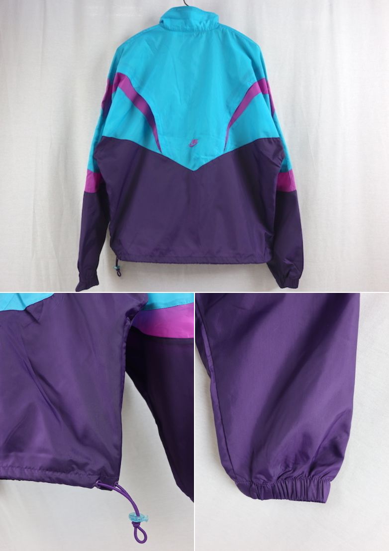 NIKE■ナイロンハーフジップジャケット 90S/M ナイキ