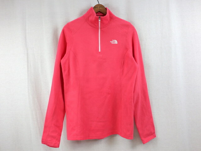 THE NORTH FACE■ハーフジップマイクロフリース ピンク/WOMENS M ノースフェイス