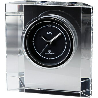名入れ彫刻　名入れ時計グラスワークスナルミ　GLASS WORKS NARUMI(鳴海製陶)　ステラ 電波時計卓上時計 置時計 デスククロック