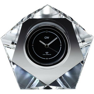 名入れ彫刻　名入れ時計グラスワークスナルミ　GLASS WORKS NARUMI(鳴海製陶)　マクロス 電波時計卓上時計 置時計 デスククロック