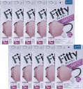 【送料無料 10袋セット】フィッティ スタイルフィット プラス マスク オールドライラック×ブラック 7枚入り×10袋(計70枚)(4)
