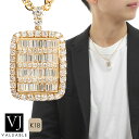 【 ファッション誌 掲載 】 VJ 【 ブイジェイ 】 18金 ネックレス 18k メンズ イエローゴールド ダブル クラッシュ ダイヤモンド アーリヤ ペンダ...