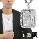 【 ファッション誌 掲載 】 VJ 【 ブイジェイ 】 18金 ネックレス 18k ホワイトゴールド メンズ ダブル クラッシュ ダイヤモンド アーリヤ ペンダ...