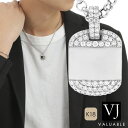 【 ファッション誌 掲載 】 VJ 【 ブイジェイ 】 18金 ネックレス 18k メンズ ダイヤモンド クラッシュ アイス ディップド ペンダント 2.6mm...