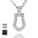 VJプラチナ / 18金 ホワイトゴールド メンズ ネックレス 18k フル ダイヤモンド 「ハイノーブル ペンダント」トップ※ペンダントのみ