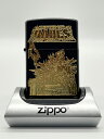 ZIPPO オイルライター アナザーゴッドハーデス 解き放たれし槍撃ver. A柄 (ブラック×ゴールド)