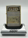 ZIPPO オイルライター アナザーゴッドハーデス 解き放たれし槍撃ver. B柄 (シルバー×ゴールド)