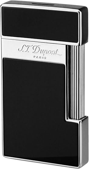 S.T. Dupont エス・テー・デュポン スリミー ライター ブラックラッカー＆クローム 028001 ※お取り寄せ7日
