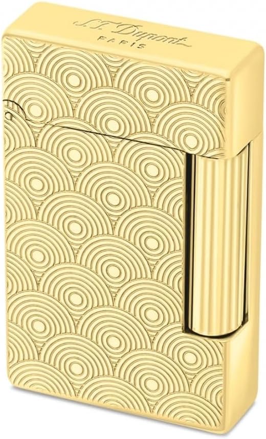 正規品 エス・テー・デュポン (S.T.Dupont) ライター イニシャルサークル ゴールデン 020845 ※お取り寄せ10日