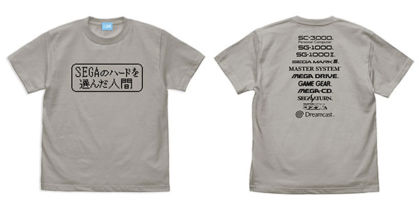 乐天商城 - 異世界おじさん SEGAのハードを選んだ人間のTシャツ/LIGHT GRAY-XL