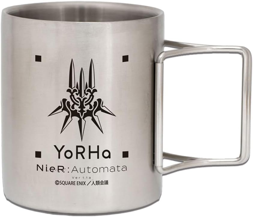 乐天商城 - NieR:Automata Ver1.1a YoRHa折りたたみステンレスマグカップ
