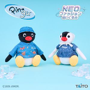 Rakuten - ピングー NEOファッションぬいぐるみ デニムver. ピングー・ピンガ 2種セット