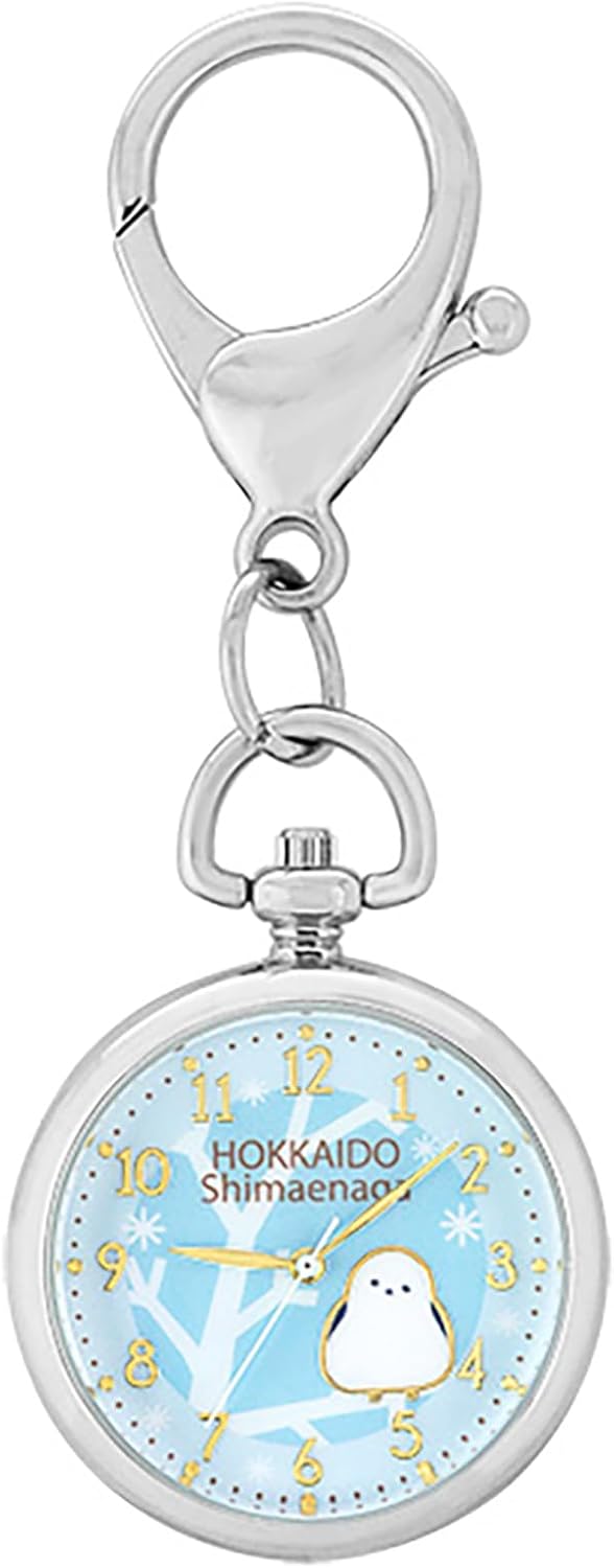 キーチェーンウォッチ J-アクシス シマエナガ 北海道 CF2A0004-BL レディース