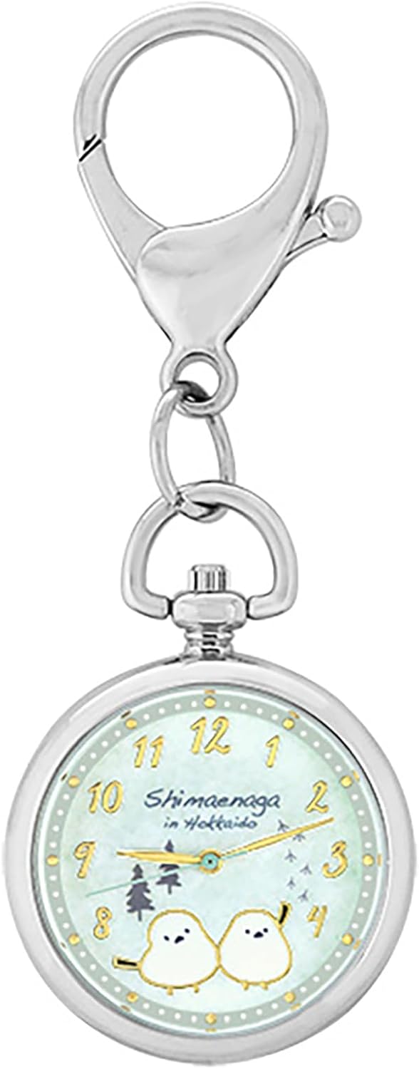 キーチェーンウォッチ J-アクシス シマエナガ 北海道 CF2A0004-GR レディース