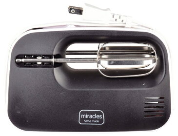 人気商品 一流ブランド パール金属 ハンド ミキサー ブラック ミラクルス D-1124 泡立て器