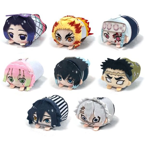 鬼滅の刃 もちころりん ぬいぐるみマスコット 柱 ver. BOX商品 1BOX=8個入のサムネイル