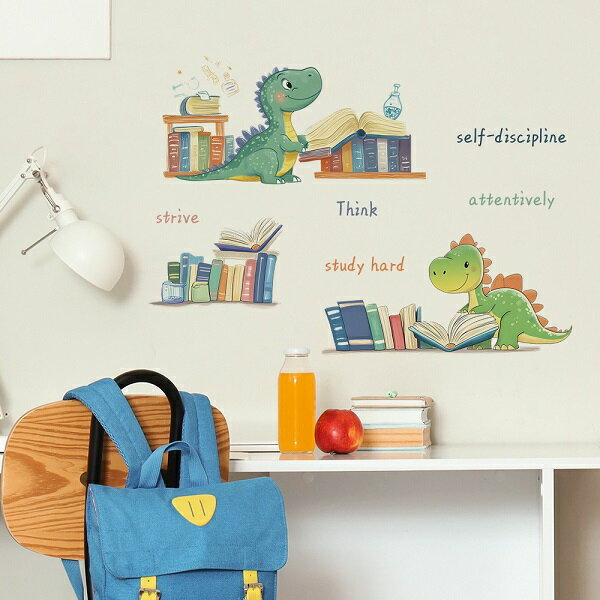 ウォールステッカー 動物 恐竜 子供部屋 こども 子ども 英語 文字 ベビー ステッカー トイレ はがせる 壁紙 シール かわいい 知育 幼児 本 メルヘン インテリア 赤ちゃん 玄関 階段 リビング 洗面所 天井 壁 トイレトレーニング 面白 ユニーク クラシック アンティークのサムネイル