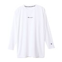 Champion チャンピオン レディース ウィメンズ 長袖ティーシャツ ロングスリーブTシャツ CW-XS401 長袖 トップス れでぃーす てぃーしゃつ ホワイト ほわいと 白 防臭 速乾 UVカット ロングティーシャツ シャツ スポーツ フィットネス チャンピョン 送料無料 ポイント消化