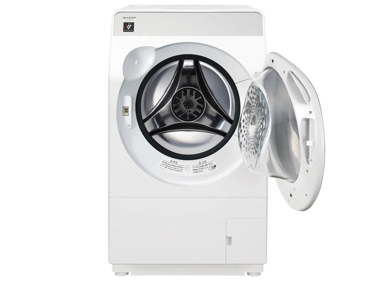 シャープ ドラム式 ES-K10B-WR 大型配送商品 洗濯乾燥機 洗濯10kg 乾燥6kg 幅59 ...