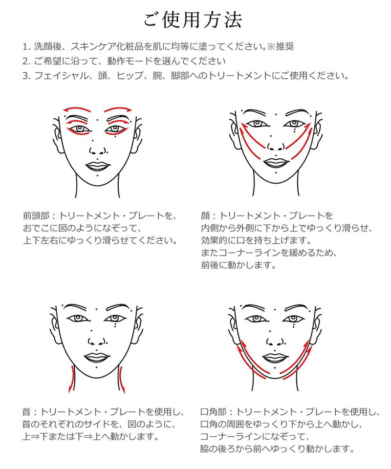 ポータブル美容ローラー&美顔器蝶花・デュエッフ...の紹介画像2