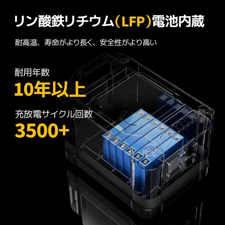 BougeRV Fort 1000 ポータブル電源|1120Wh大容量?リン酸鉄リチウム電池 Y通常配送ポータブル電源 アウトドア バーベキュー 災害 防災 バッテリー スマホ ノートパソコン 非常用 充電 車中泊 家庭用 キャンプ value-shopping-10023702 バリュー・ショッピング楽天市場店 サンプル画像2