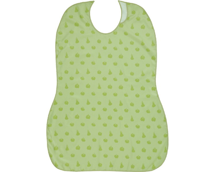 長持ちする大きなお食事エプロン / 403720 ライム(リンゴと洋梨) 1枚