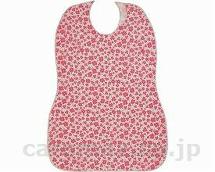 長持ちする大きなお食事エプロン / 403720 ローズ(サクラ草) 1枚