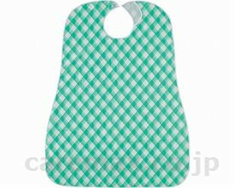 ブルー防水食事用エプロン / 100-28 小花ピンク 1枚