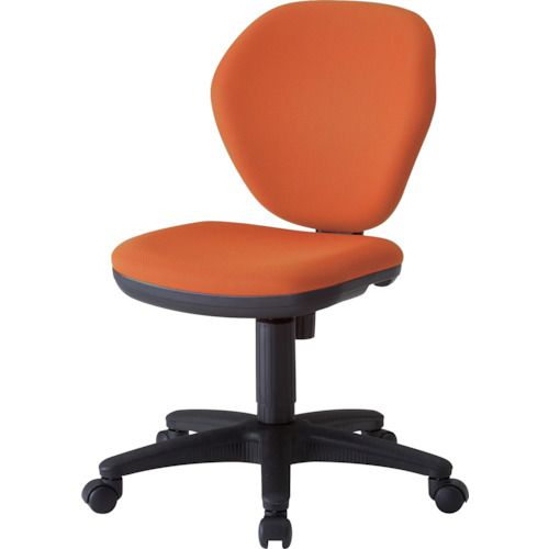 TRUSCO オフィスチェア オレンジ 1脚 (T10OR)