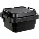 TRUSCO トランクカーゴ フラット天板仕様 浅型 20L 黒 1台 (BLKCFL30)(3)