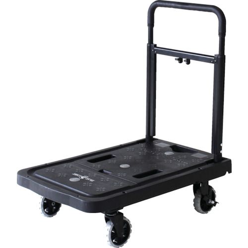  ダンディ　樹脂製台車　フラットカート2　ブラック　W675×D406　荷重80kg　　1台 (FCART02)
