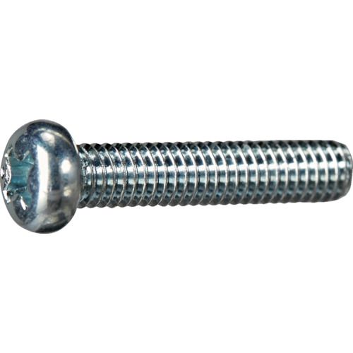 特長:●一般的な十字穴のナベ頭ねじです。●少しだけ必要な時に便利な少量パックシリーズです。 仕様:●寸法(mm)d：M6●寸法(mm)L：25 仕様2:●パッケージ：袋●表面処理・材質展開：鉄（ユニクロ・三価クロメート白）・ステンレス 材質...