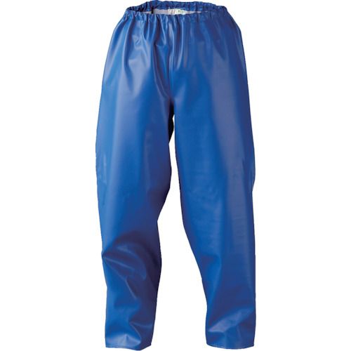 特長:●雨や清掃時の汚水の侵入を防いでくれます。●風を通しにくく野外での作業に最適です。●表面は耐水性の高いポリ塩化ビニール（PVC）でコーティングされています。●太陽光やバイオガスを活用し環境に配慮して製造されております。 用途:●農業、果樹栽培、園芸、清掃業などに。 仕様:●色：ブルー●サイズ：XL●ウエスト(cm)：104〜108●股下(cm)：82〜84●身長(cm)：176〜182EN343 仕様2:●耐水圧：13000mm以上●ヒップ(cm)：116-118 材質／仕上:●裏：ポリエステル　表：ポリ塩化ビニール（PVC） 注意:●使用後は濡れ雑巾などで汚れをふき取って下さい。特長:●雨や清掃時の汚水の侵入を防いでくれます。●風を通しにくく野外での作業に最適です。●表面は耐水性の高いポリ塩化ビニール（PVC）でコーティングされています。●太陽光やバイオガスを活用し環境に配慮して製造されております。 用途:●農業、果樹栽培、園芸、清掃業などに。 仕様:●色：ブルー●サイズ：XL●ウエスト(cm)：104〜108●股下(cm)：82〜84●身長(cm)：176〜182EN343 仕様2:●耐水圧：13000mm以上●ヒップ(cm)：116-118 材質／仕上:●裏：ポリエステル　表：ポリ塩化ビニール（PVC） 注意:●使用後は濡れ雑巾などで汚れをふき取って下さい。