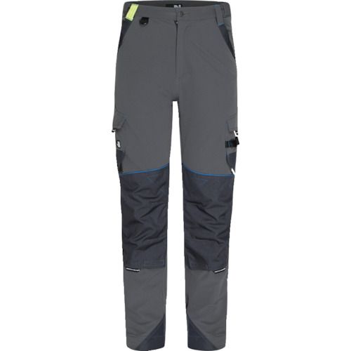 特長:●フレンチデザインのファッショナブルなワークウェアです。●軽量且つ丈夫で非常にストレッチ性の高い素材を使用しています。●オプションのニーパッドを膝ポケットに挿入して装着可能です。●縫製部分はトリプルステッチで非常に頑丈です。●ウエストにはゴムが入っており身体にフィットします。●カードホルダやペンポケット付で7ポケット仕様なので小物が整理できます。●細かいデザインに反射材を使用しているため夜間に目立ちます。 仕様:●色：グレー●サイズ：S●ウエスト(cm)：76●股下(cm)：81●EN 14404+A1 Level1適合品●ヒップ(cm)：94 仕様2:●ハイバック仕様●7ポケット仕様●カードホルダ付●テープループ付●ツールホルダーループ付●反射材付 材質／仕上:●ポリアミド92%、ポリウレタン8%特長:●フレンチデザインのファッショナブルなワークウェアです。●軽量且つ丈夫で非常にストレッチ性の高い素材を使用しています。●オプションのニーパッドを膝ポケットに挿入して装着可能です。●縫製部分はトリプルステッチで非常に頑丈です。●ウエストにはゴムが入っており身体にフィットします。●カードホルダやペンポケット付で7ポケット仕様なので小物が整理できます。●細かいデザインに反射材を使用しているため夜間に目立ちます。 仕様:●色：グレー●サイズ：S●ウエスト(cm)：76●股下(cm)：81●EN 14404+A1 Level1適合品●ヒップ(cm)：94 仕様2:●ハイバック仕様●7ポケット仕様●カードホルダ付●テープループ付●ツールホルダーループ付●反射材付 材質／仕上:●ポリアミド92%、ポリウレタン8%