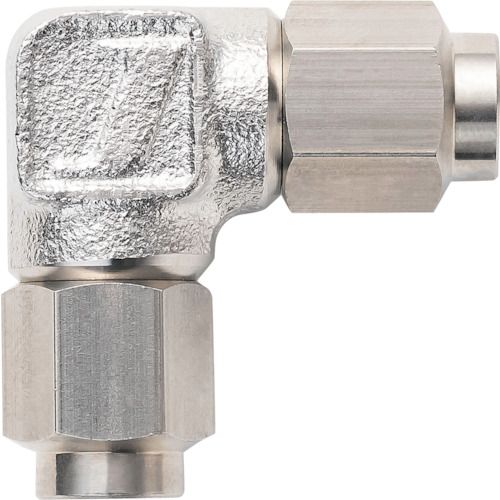 潤工社　ステンレス継手　ユニオンエルボ（ミリ系列）　12×10mm　1個 (LU12X10SUS)
