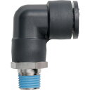 潤工社 ワンタッチ継手Mシリーズ エルボ 8mm PT1/4 1個 (PLBM8PT14PM)