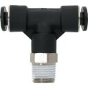 潤工社 ワンタッチ継手Mシリーズ テー 4mm PT1/8 1個 (PTAM4PT18PM)