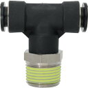潤工社 ワンタッチ継手Mシリーズ テー 8mm PT3/8 1個 (PTAM8PT38PM)