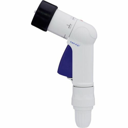 特長:●スリムホース（ホース内径7.5〜9mm、外径13.5mm）に対応した散水ノズルです。●通水・止水の切り替えが手元のレバーでワンクリック操作で簡単です。●スリーブを回すと4つの水形（キリ・ストレート・ジョロ・シャワー）と切り替えができます。●ノズルとコネクターが簡単に着脱できます。 用途:●一般家庭での屋外散水用。 仕様:●適合ホース内径(mm)：7.5〜9●高さ(mm)：200●全長(mm)：200●適合ホース内径×外径(mm)：12〜15×21●適合ホース(mm)内径：7.5〜9●ホース口外径(mm)：13.5 仕様2:●ノズルとホースをワンタッチで着脱できるコネクター付属●適合ホース(mm)：内径12〜15mm×外径21 材質／仕上:●ABS樹脂●ポリアセタール●ステンレス●EPDM●NBR 注意:●接続用ホースは「耐圧ホース」を使用してください。●ノズルの先で水を止めた時に水道水圧がかかり、ホースのふくれ、破裂の原因となります。●凍結破損防止のため、製品内部の水を十分に抜いてください。●ノズルのダイヤルをストレートにしてレバーを握った状態で上下に振って水をきり、保管してください。特長:●スリムホース（ホース内径7.5〜9mm、外径13.5mm）に対応した散水ノズルです。●通水・止水の切り替えが手元のレバーでワンクリック操作で簡単です。●スリーブを回すと4つの水形（キリ・ストレート・ジョロ・シャワー）と切り替えができます。●ノズルとコネクターが簡単に着脱できます。 用途:●一般家庭での屋外散水用。 仕様:●適合ホース内径(mm)：7.5〜9●高さ(mm)：200●全長(mm)：200●適合ホース内径×外径(mm)：12〜15×21●適合ホース(mm)内径：7.5〜9●ホース口外径(mm)：13.5 仕様2:●ノズルとホースをワンタッチで着脱できるコネクター付属●適合ホース(mm)：内径12〜15mm×外径21 材質／仕上:●ABS樹脂●ポリアセタール●ステンレス●EPDM●NBR 注意:●接続用ホースは「耐圧ホース」を使用してください。●ノズルの先で水を止めた時に水道水圧がかかり、ホースのふくれ、破裂の原因となります。●凍結破損防止のため、製品内部の水を十分に抜いてください。●ノズルのダイヤルをストレートにしてレバーを握った状態で上下に振って水をきり、保管してください。