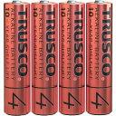 TRUSCO　アルカリ乾電池10年　単4　（4本入） 1PK