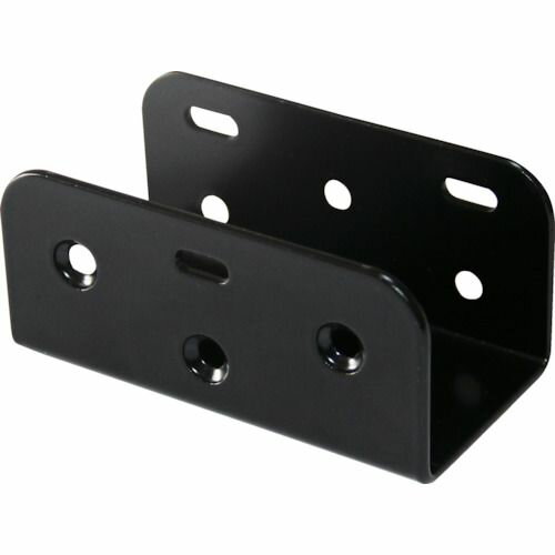 TRUSCO 2x4サポート 黒粉体塗装 受け金物 1個 (24S834BK)