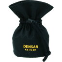 DENSAN キャタツソックス(巾着スリップレス) 1組 (KS7SBK)