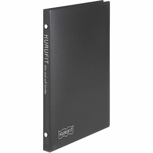 A5 Size - 【期間限定!対象商品P2〜20倍】 maruman　A5　バインダー　クルフィット　ブラック　1冊 (F09105)