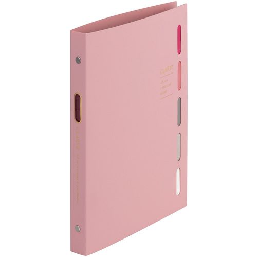 A5 Size - 【期間限定!対象商品P2〜20倍】 maruman　A5　バインダー　クラルテ　ピンク　1冊 (F41508)