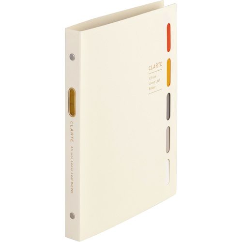 maruman A5 バインダー クラルテ アイボリー 1冊 (F41514)